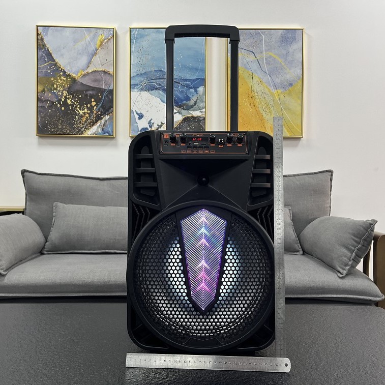 Altavoz Bluetooth portátil GTS-1503 de 12 pulgadas con asa