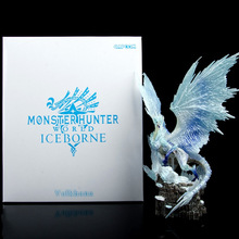 怪物猎人 世界 冰原 典藏版 冰咒龙  灭尽龙  盒装摆件手办模型