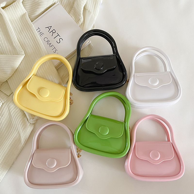 Macaron Jelly Bag Guka Gift Bag Small and Exquisite Chain Bag Mini Steamed Bun Satchel Shoulder Crossbody