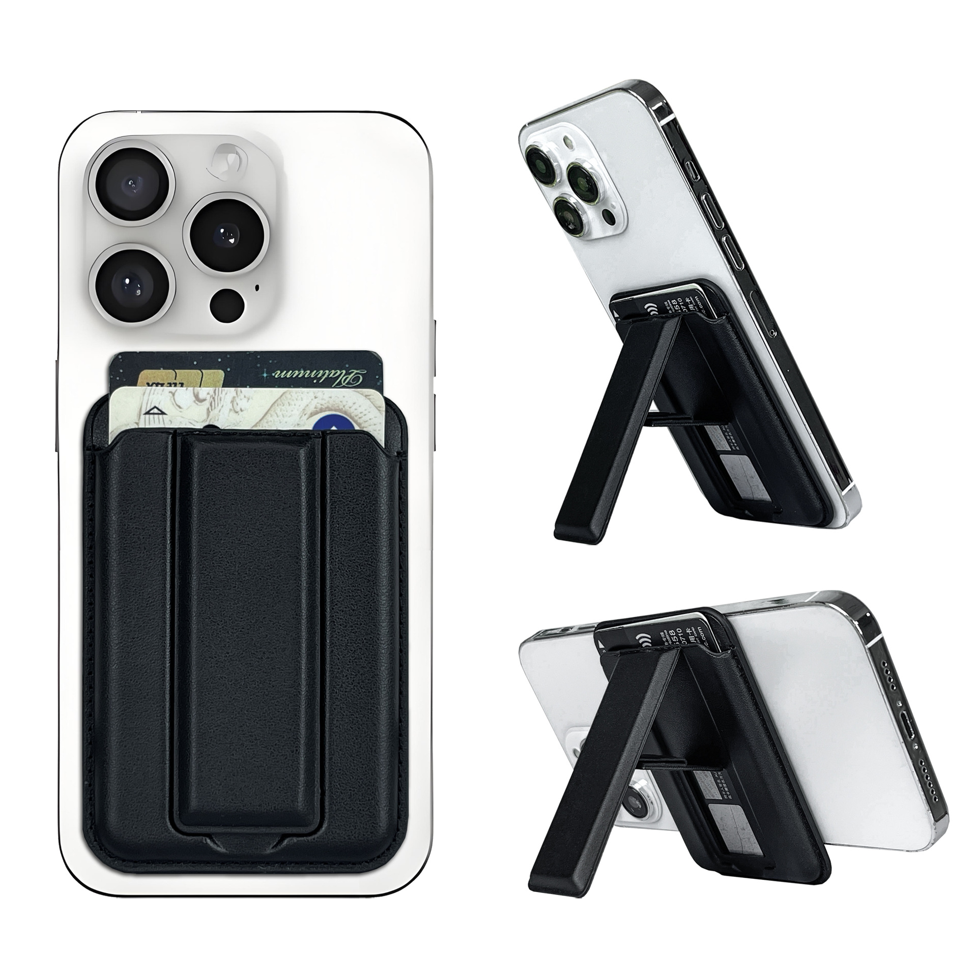 Soporte de paquete de tarjetas de succión magnética de suministro directo del fabricante, doble fila N52 fuerza magnética súper fuerte para la serie iPhone de Apple