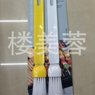 NX312-2B Long Handle Brush Suction Card BarBecue Brush Food Grade Pig Hair Brush Oil Brush Plastic Silicone Handle Brush