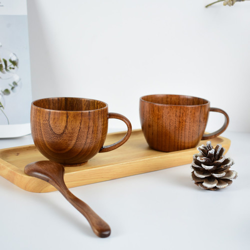 Manufacturer's supply creative Japanese jujube wood cup insulated tea cup wooden coffee cup drinking cup wholesale