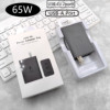 Applicable to 65W Samsung S23U Super fast charging dual PD+USB multi -mouth PD fast charging European regulatory US rules and US regulations