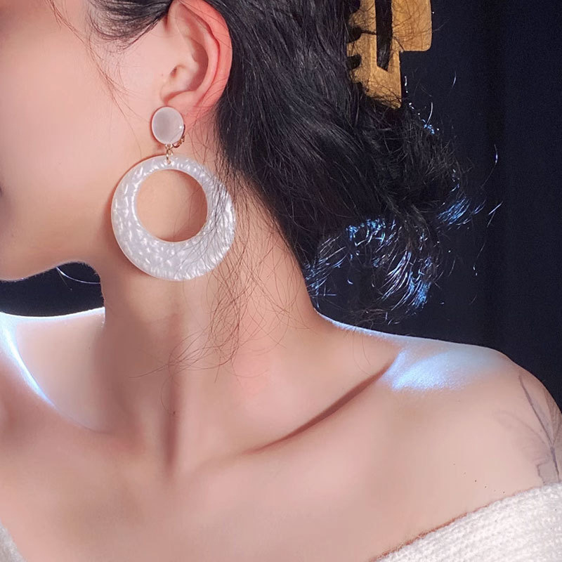 Earrings Classification 1 Pair Elegant Streetwear Geometric Arylic Earrings