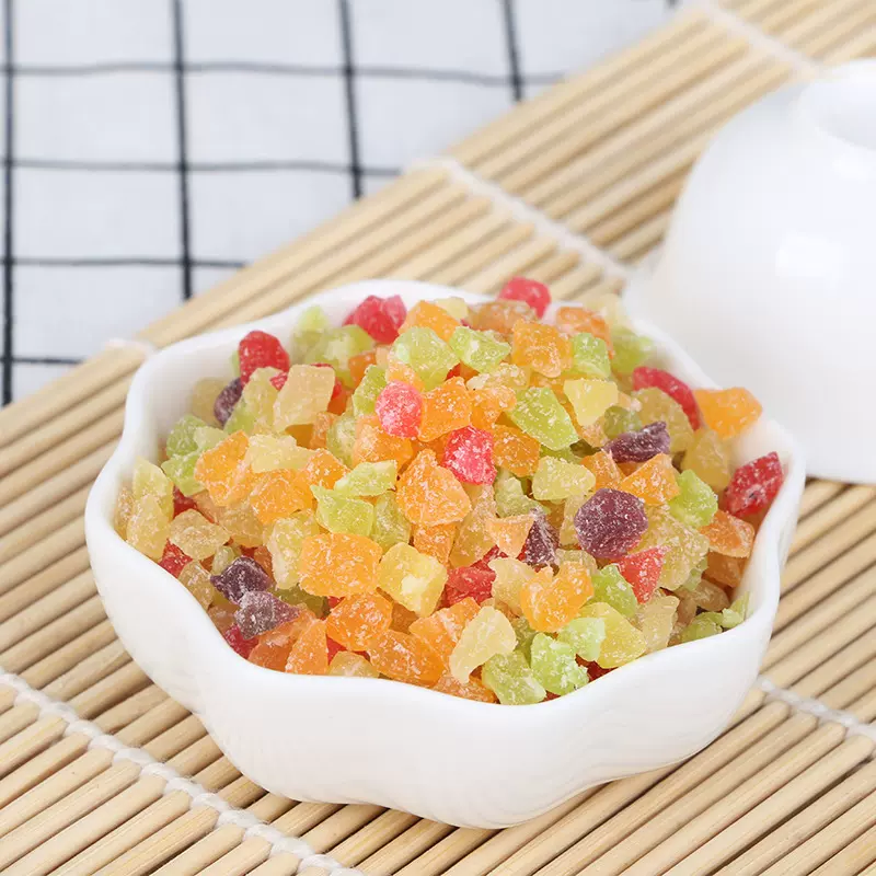 混合果粒散装水果燕麦片花果茶原料休闲零食冰淇淋果干混合果丁