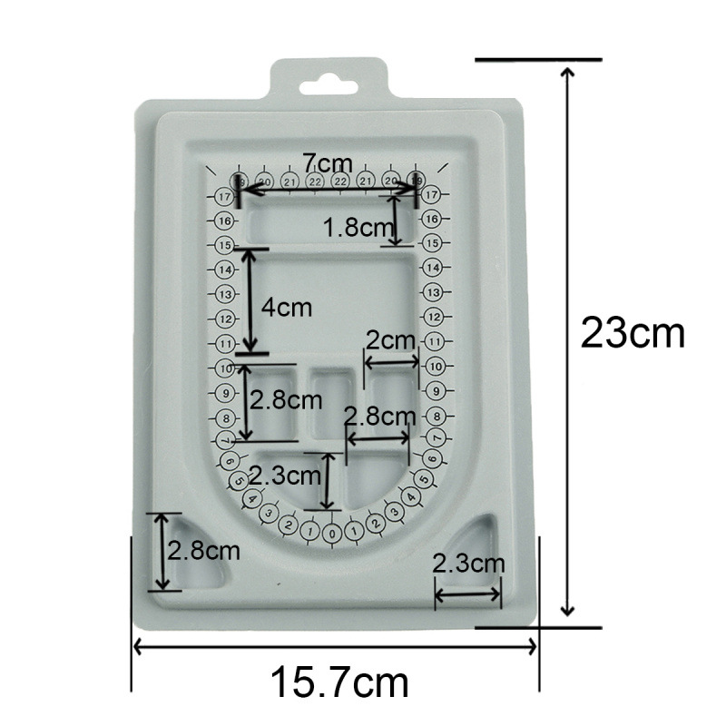 뜨거운 판매 모델 4#몰려든 주얼리 트럼펫 목걸이 디자인 플레이트| 23x15.7x1.3cm 1개/팩