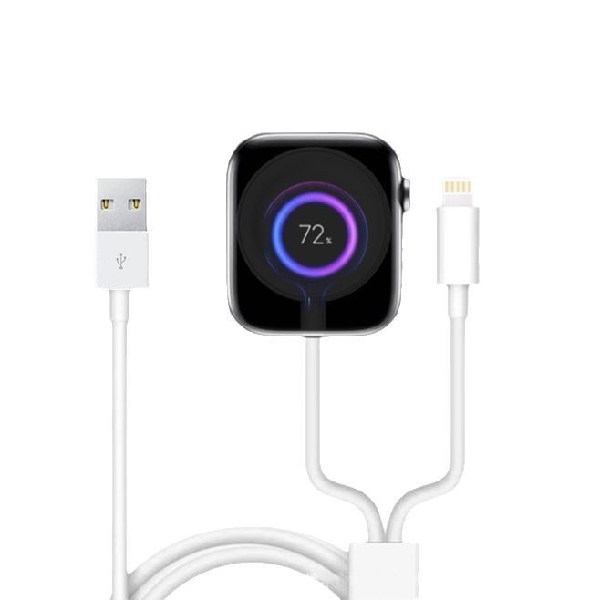 Apple Watch充電器、Apple携帯電話、1対2充電ケーブル、iWatchスリーインワンワイヤレス充電ベースに適しています。|undefined