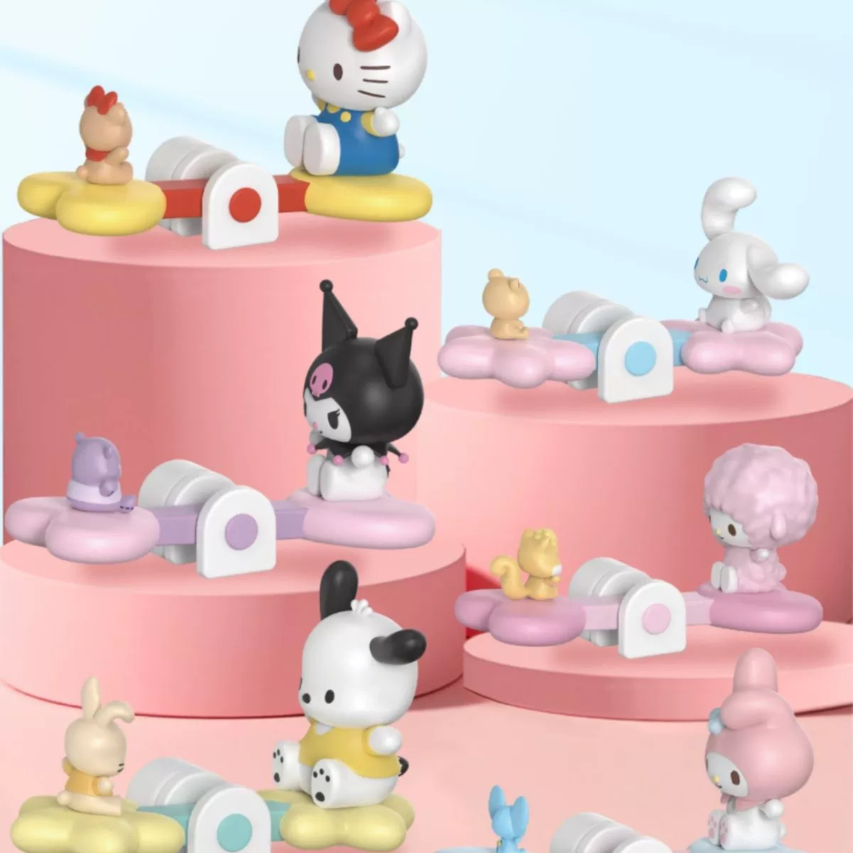 Sanrio Hello Kitty, оригинальные качели, магнит на холодильник, кукла, милые украшения, подарок на день рождения