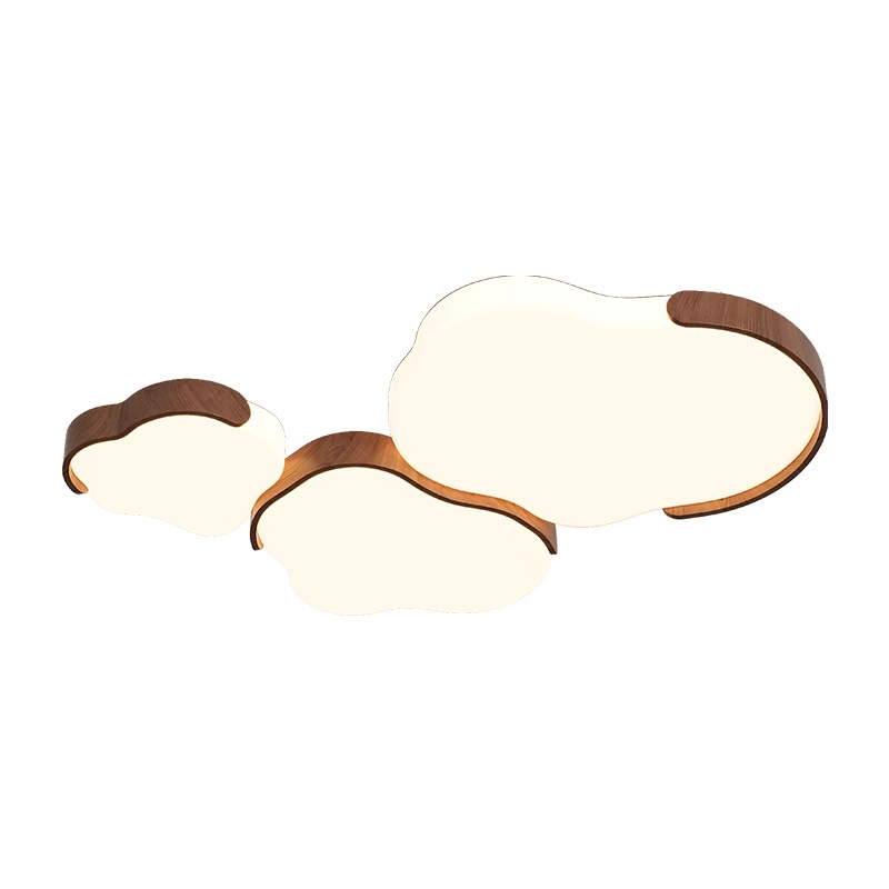 2025 nuevo estilo medieval crema de viento lámpara de sala de estar nubes de protección de ojos lámpara de techo de viento silencioso dormitorio Zhongshan lámparas toda la casa