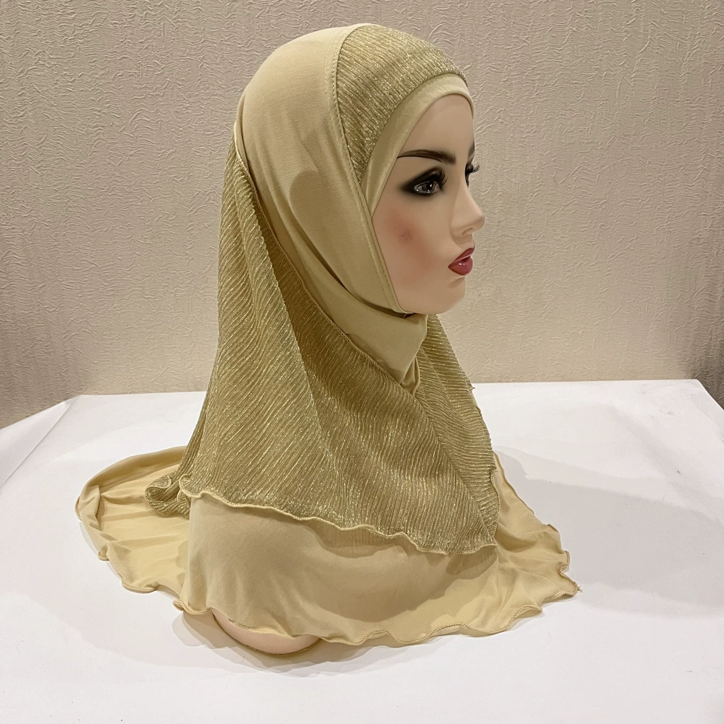 Хиджаб Мс. Малайи Crystal Margly Silk Switching Poor Hat Head Scarf H076
