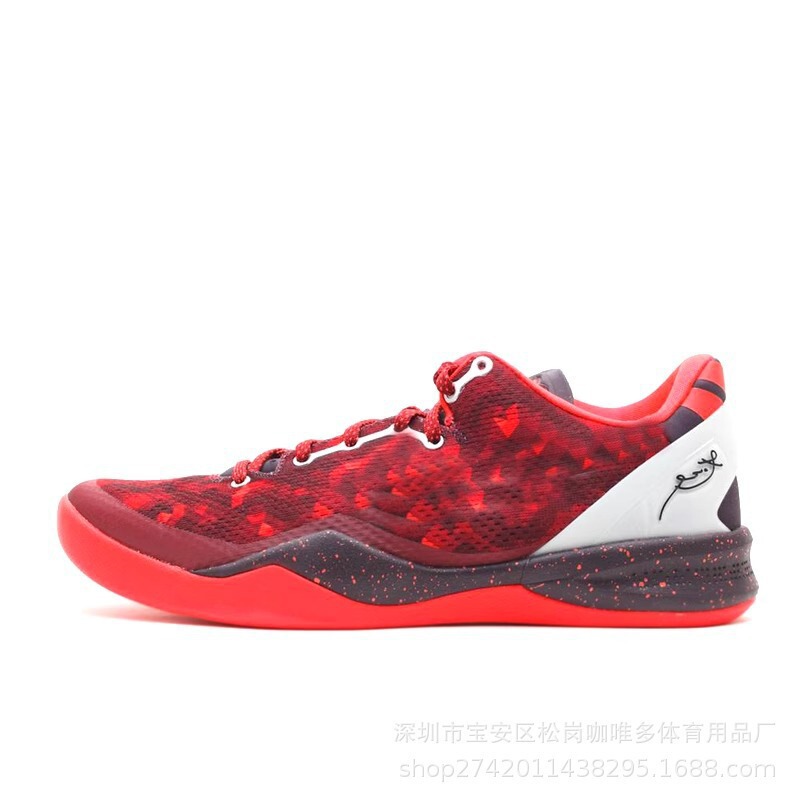 科比8代篮球鞋男KOBE鸳鸯ZK8全明星纯白色透气耐磨防滑气垫球鞋女|undefined