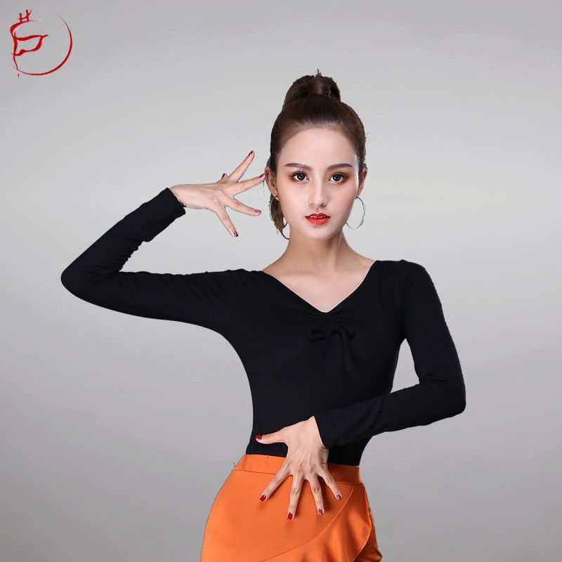 Vesta de baile latino, falda de busto para mujeres, nueva chaqueta de baile, práctica de danza profesional, fábrica de servicios comerciales