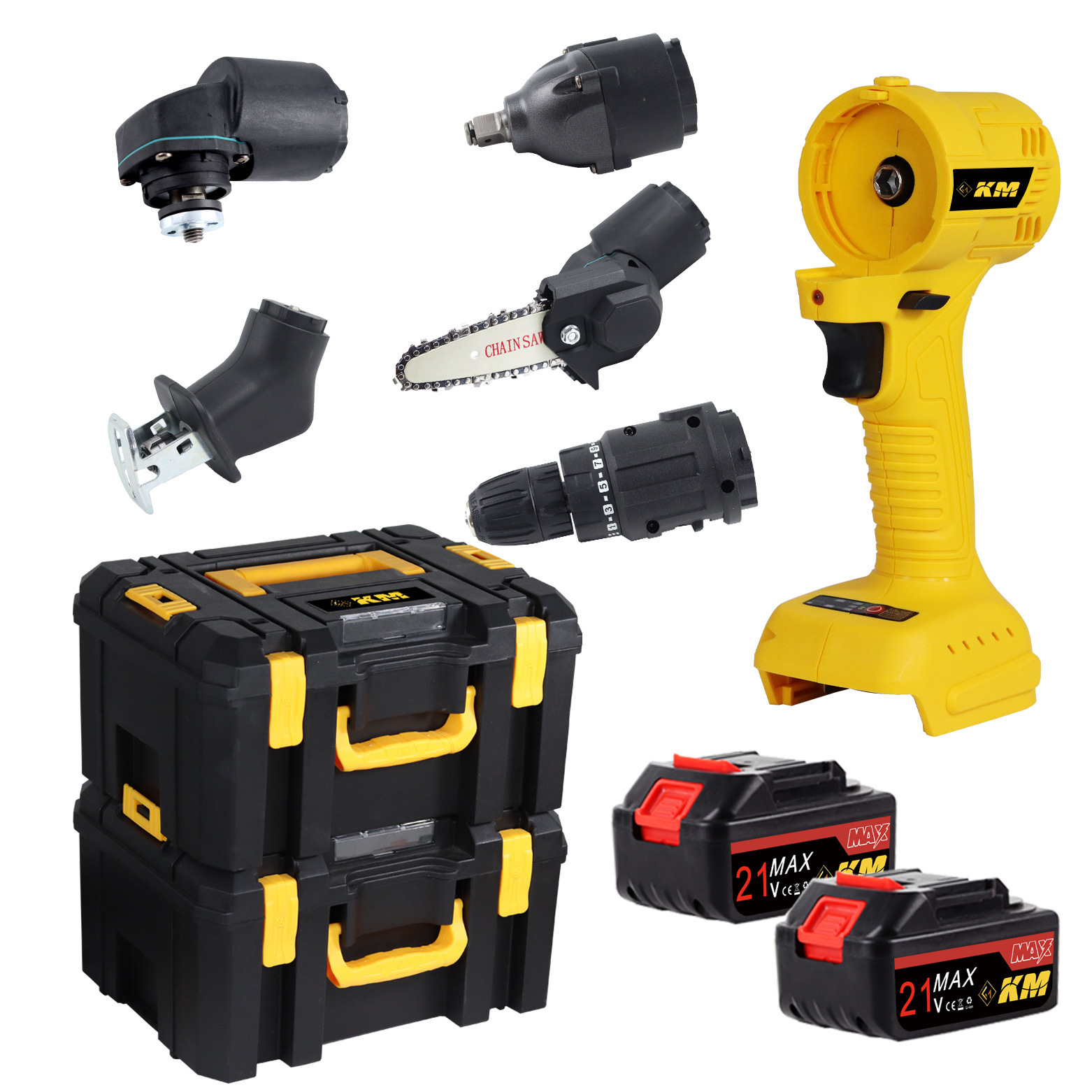 充电锂电工具套装批发多用宝万用宝组合套装改装工具园林切割伐木