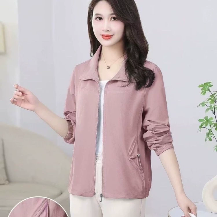 Весенние и осенние куртки для женщин среднего возраста, короткие куртки, весенне-осенний стиль, женская одежда в западном стиле, новые ранние весенние куртки для 40-50 лет