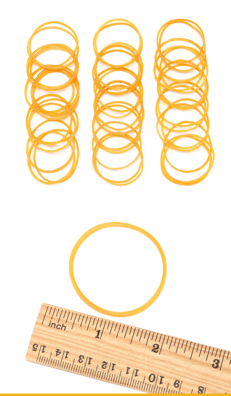 越南越意38黄色原装一次性橡皮筋黄批发橡胶圈牛皮筋耐高温橡皮圈详情9