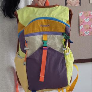 Designed Travel Bag Large Capacity Backpack for Men and Women Dopamine Outdoor Mountaineering Fitness Multi-Functional Cycling Backpack