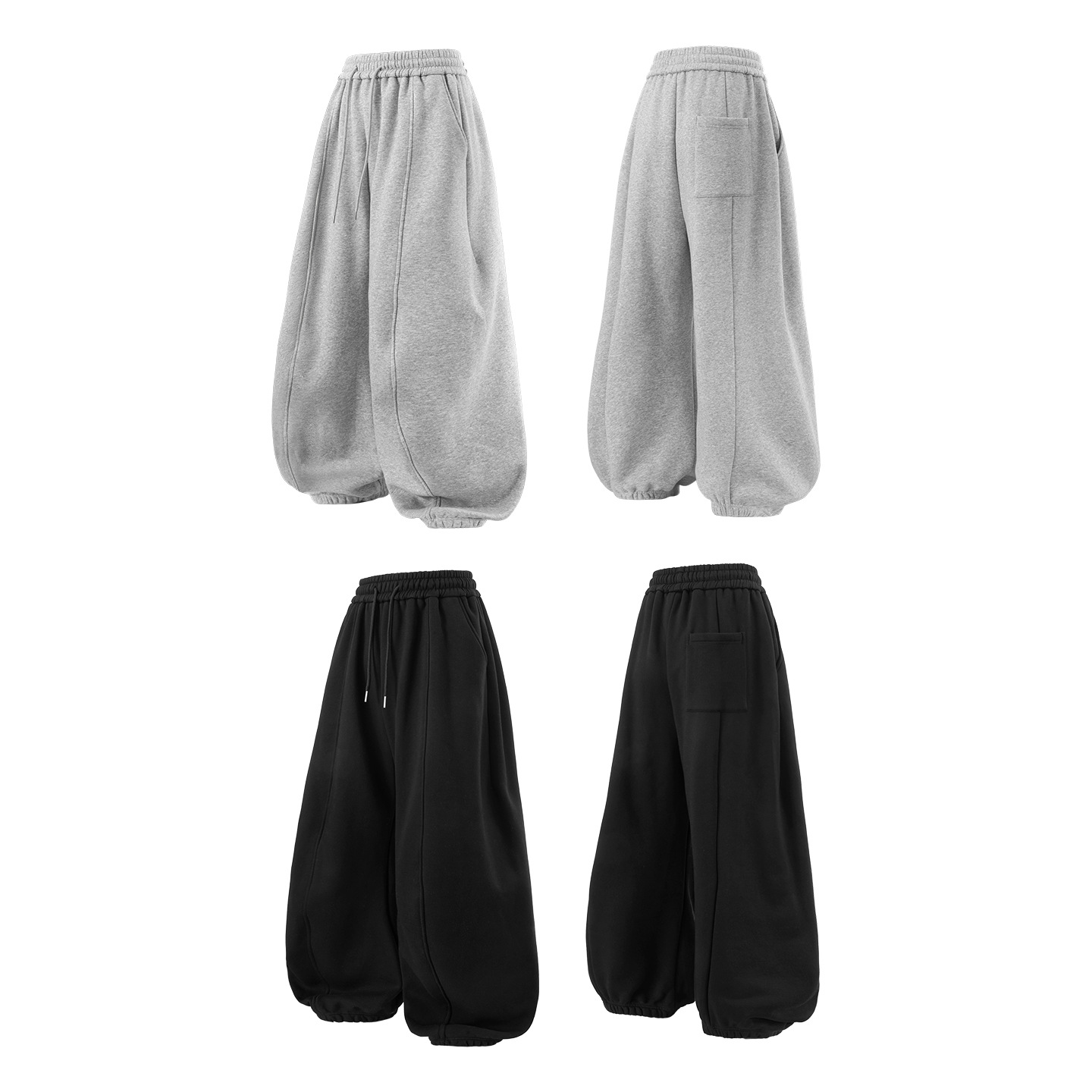 Blade Leggings 26 Spring And Summer New Sports Wide-leg Fleece Casual Sweatpants_voghion.com
