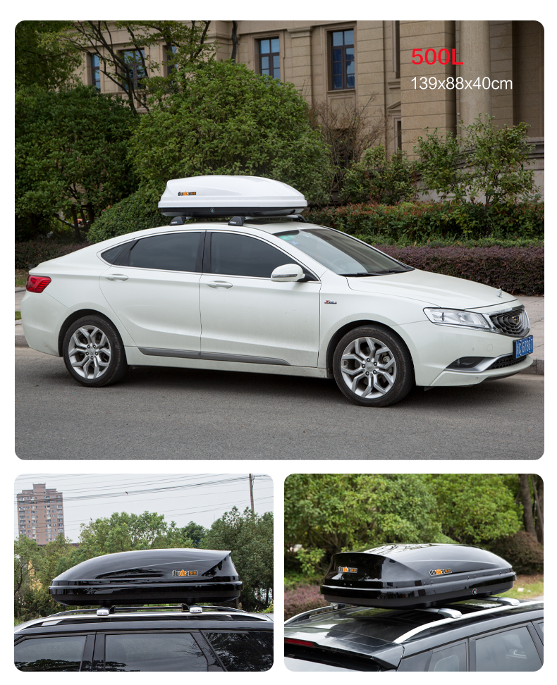 Car Luggage Roof Travel Box Large Capacity Thickened Widened Suv Storage Box Crossbar Luggage Rack