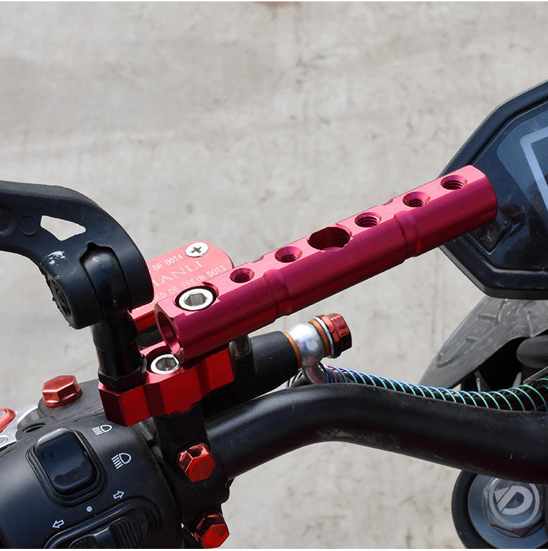 Electric Vehicle Rearview Mirror Extension Rod, Extension Bracket, Crossbar, Motorcycle Rearview Mirror Fixed Bracket, Mobile Phone Navigation Holder