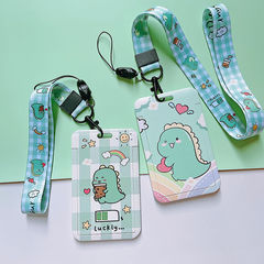 Cute little dragon card holder, cute girl campus student meal card, work citizen card, ID card, bus and subway card holder