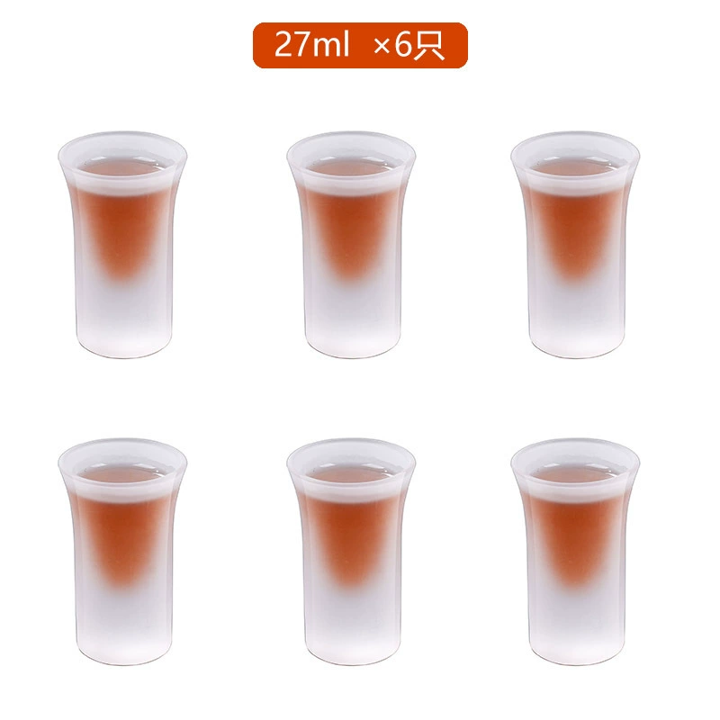 Glass shot glass, cocktail wineglass