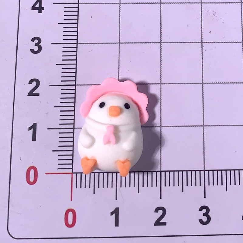 Caricatura gorda pollo amarillo diy accesorios de resina para el cabello agujero abrazaderas de zapatos agujero material hecho a mano accesorios de caso de teléfono móvil