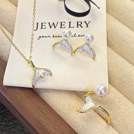 天然珍珠耳饰;耳饰配件;天然珍珠项饰