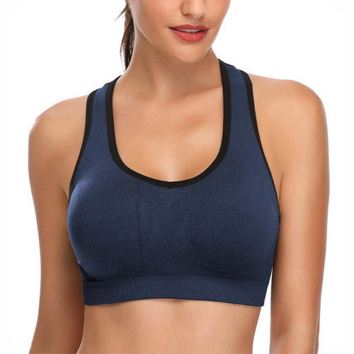 Sports Bra for Women - Comfortable, Wireless, Push-Up Fitness Top, Running and Yoga Back Support High-Intensity Shockproof Bra