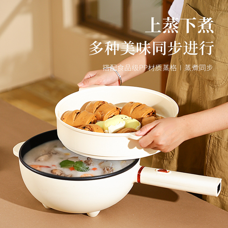 電気炒め鍋の知能は一体にくっつかない家庭用炒め料理の蒸し煮電気鍋の長い柄の電気炒め鍋です。|undefined