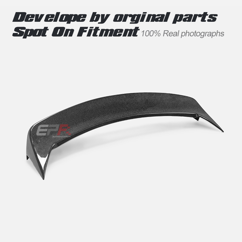 Suitable for Honda Crz Carbon Fiber Rear Wing Epr J Style Duck Tail Fixed Wind Wing Spoiler Modification Replacement Part
