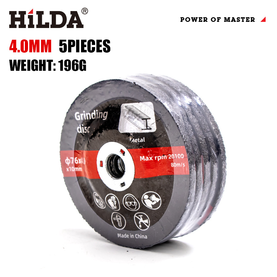 Disco de corte HILDA/Hilda de 3 pulgadas, disco de esmerilado de 75, accesorio para amoladora angular eléctrica de litio, disco de corte de doble malla de 3 pulgadas