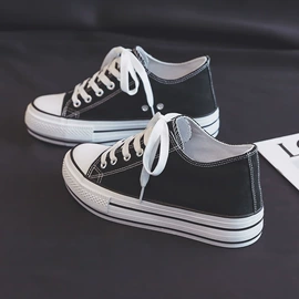 女式休闲单鞋;女式帆布鞋;女式运动单鞋