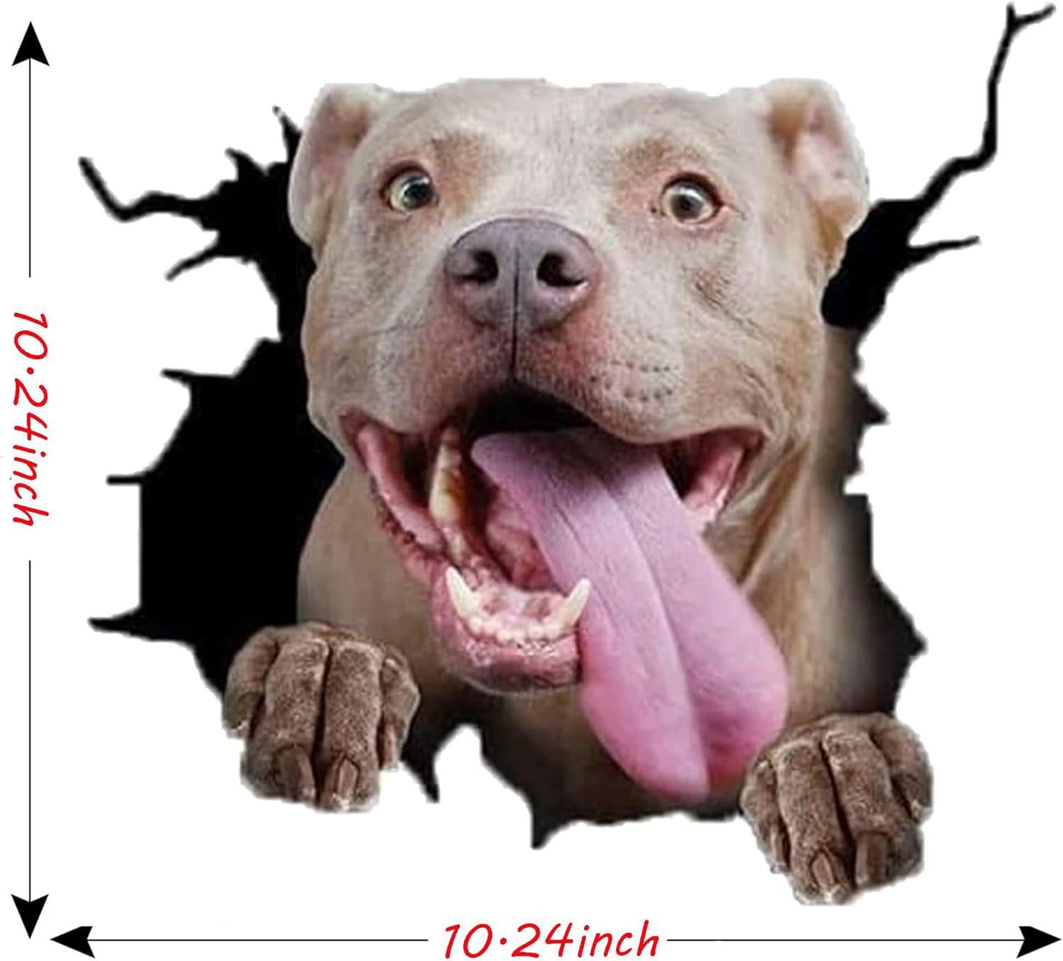 Transfronterizos muchos perros Labrador 3D animal auto decoración pegatinas vinilo ventana pegatinas parachoques
