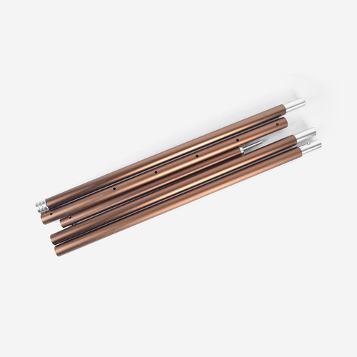 Outdoor tent pole canopy pole 5-section telescopic hall bracket camp pole adjustable aluminum pole 7075 aluminum tube