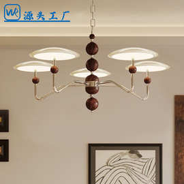 客厅法式灯具意式中山灯具极简中古灯护眼餐厅吊灯灯饰灯具复古