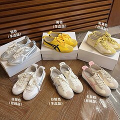 羊皮丝绸版~复古软底软面德训鞋女2025夏季新百搭时尚阿甘休闲鞋