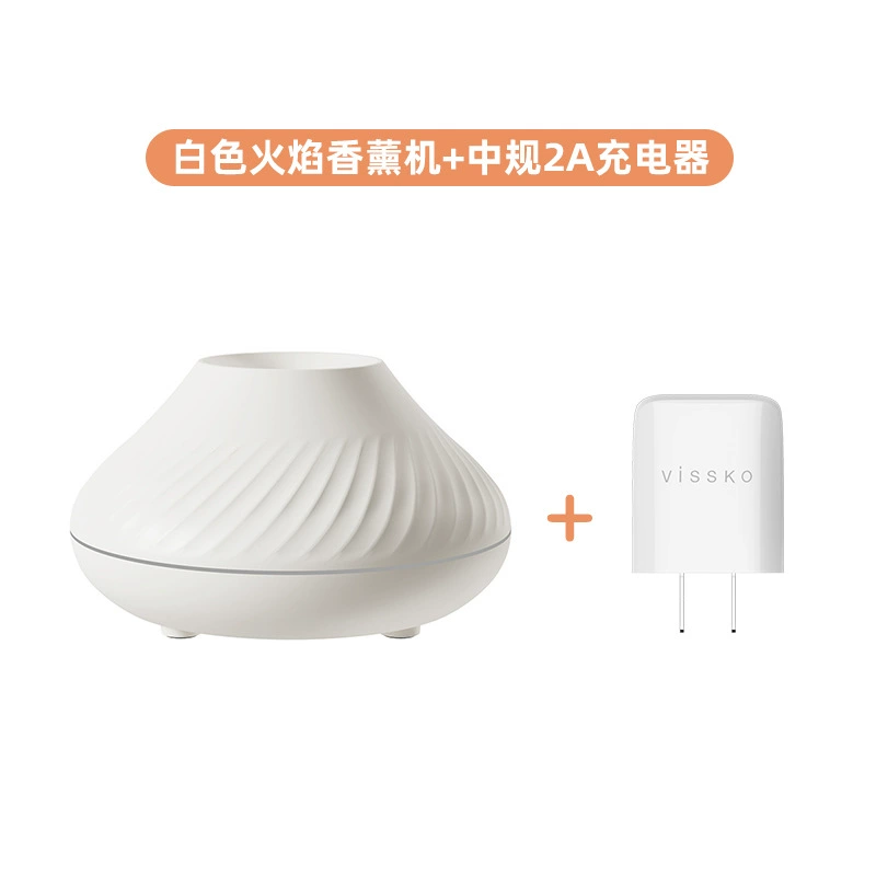 Ultrasonic Aroma Diffuser DQ701, Flame Light Effect, 180 ml Water Tank, USB Type‑C
