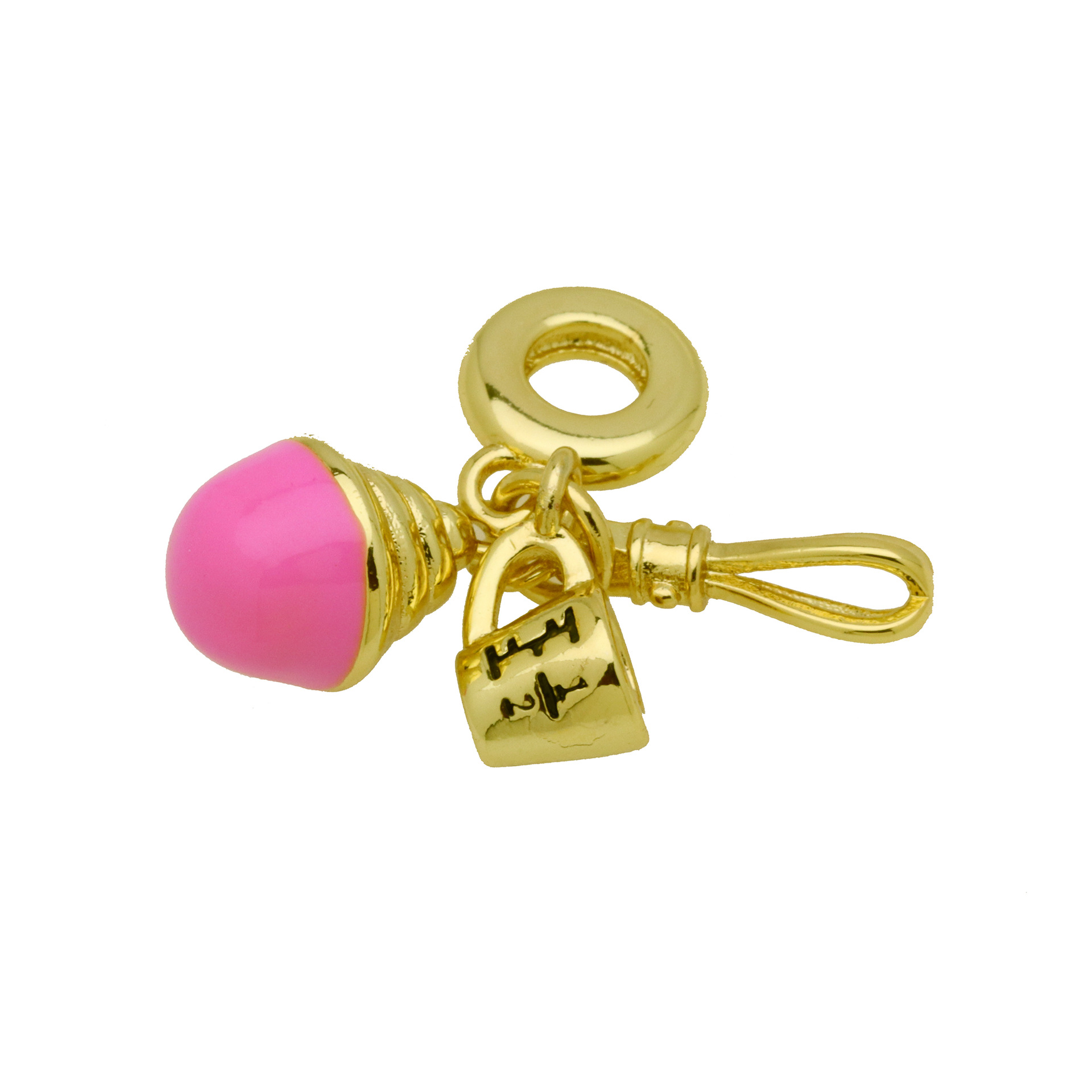 13g Weight Pendant Jewelry Making Type 23mm, 31mm Jewelry Making Size Zircon Inlay Material DIY Jewelry Accessories Classification 1 Piece Quantity Copper Material Ice Cream, Moon Pattern Enamel Design Cute, Sweet Style 1 Piece 23mm 31mm Copper Zircon Ice Cream Moon Pendant 11