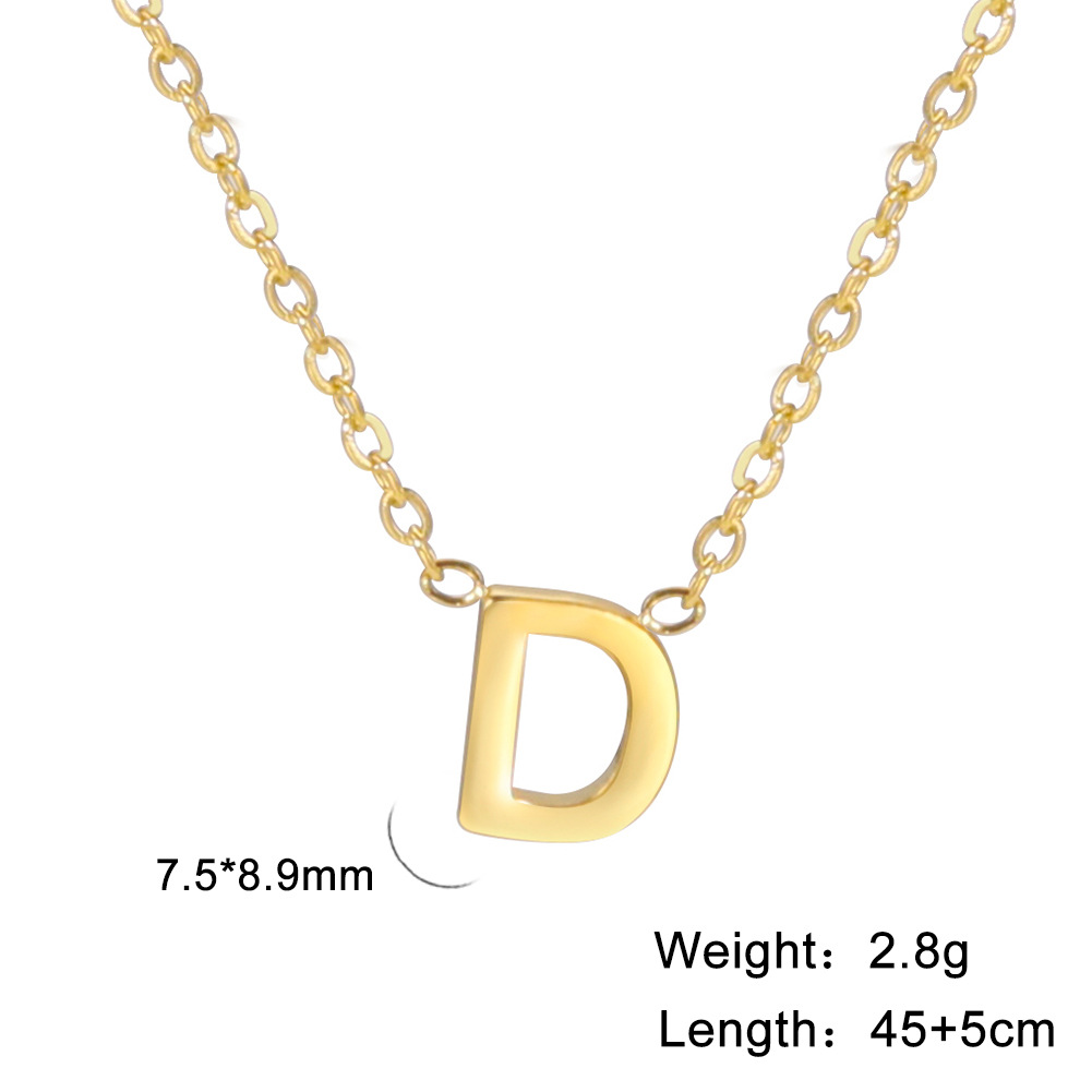 Golden, letter D