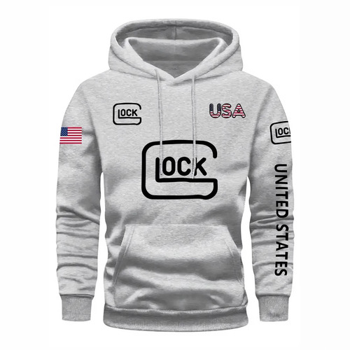 Ocode Fashion Streetwear Hoodie with Letter Print Loose Warm Sweatshirt