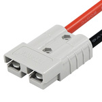 120A安德森电源线 硅胶大电流连接线 锂电池充电储能线0.2-1m