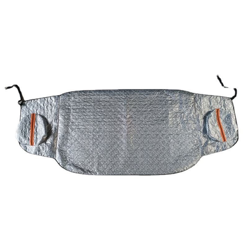 Universal Ultrasonic Thickened Semi-Transparent Glass Car Cover for Snow, Frost, and Ice Protection, Sunshade, and Snow Cover for Vehicles