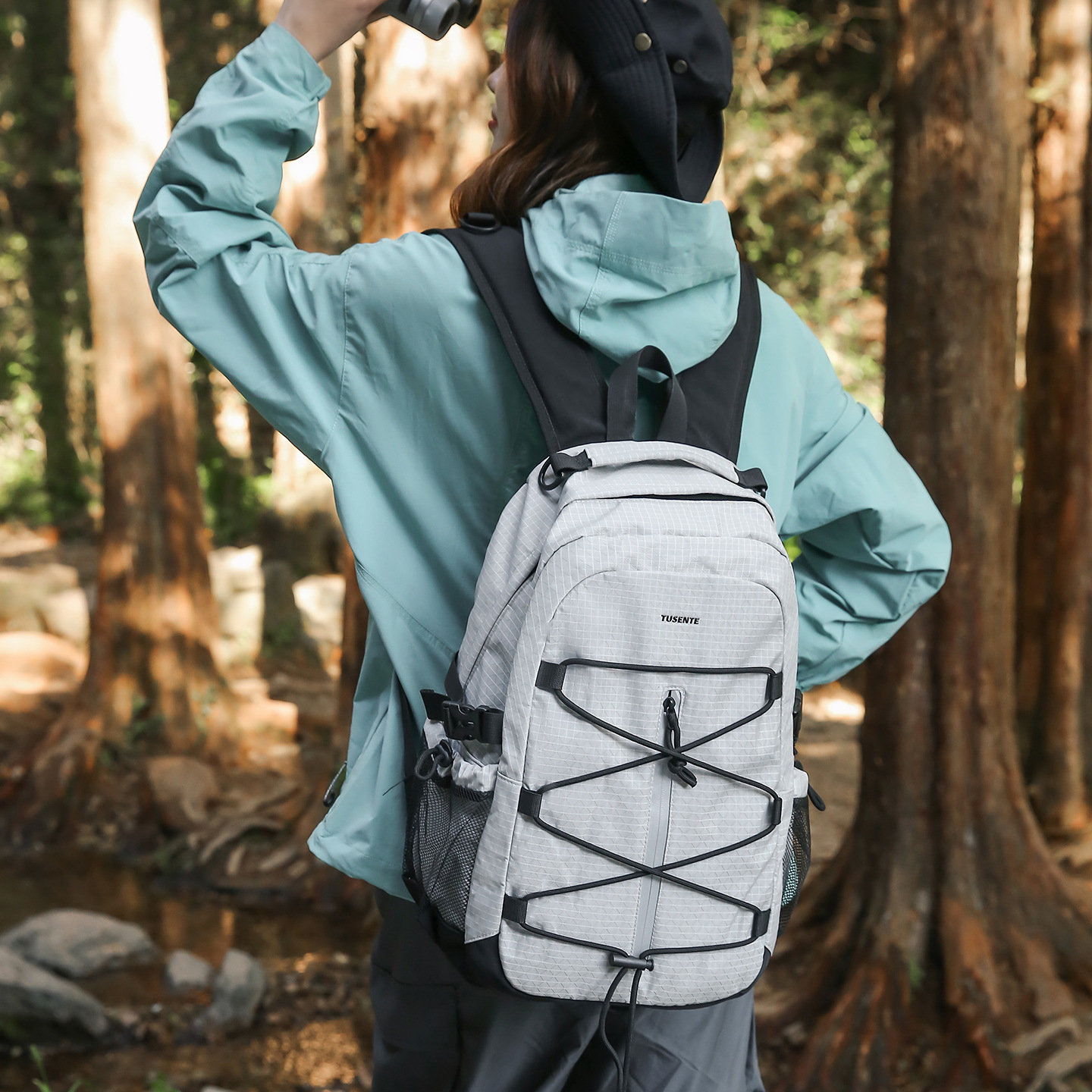 Outdoor Backpack, Large Capacity Hiking Sports Backpack, Mountaineering Bag, Boy's Commuter School Bag, Female College Student Computer Bag