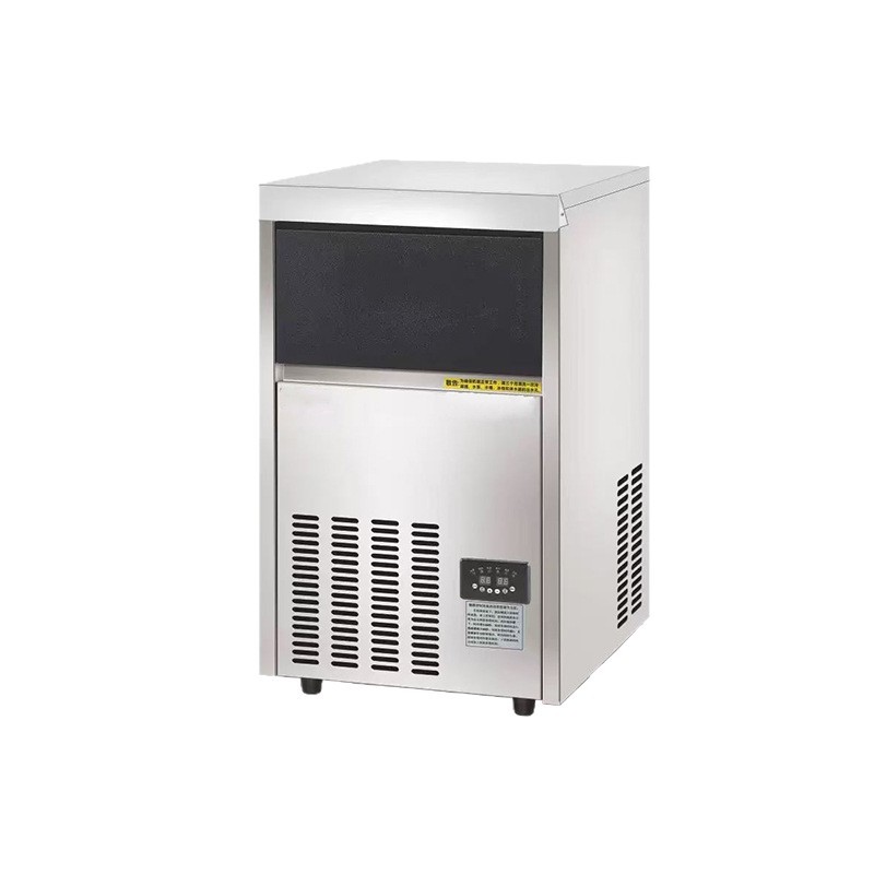 Máquina de hielo de gran capacidad totalmente automática de acero inoxidable comercial, cafetera de tienda de té con leche, máquina de hielo cuadrado de Bar image 6