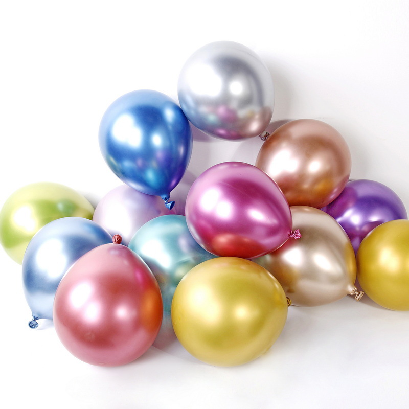 Globo del metal 10-inch (color mezclado)-50 pcs/bag
