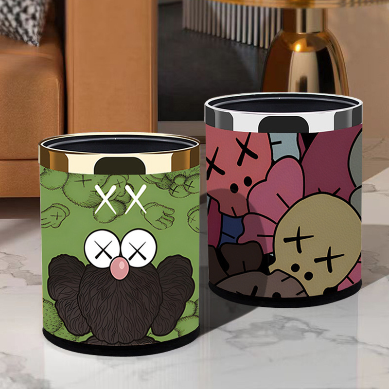 High-end hotel trash can guest room commercial living room office double-deck creative hotel home high-end KTV customization High-end hotel trash can guest room commercial living room office double-deck creative hotel home high-end KTV customization