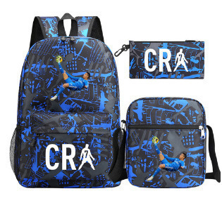 Mochila de tres piezas, mochila para hombres y mujeres, mochila a prueba de salpicaduras [una también es precio al por mayor] mochila de espalda protectora