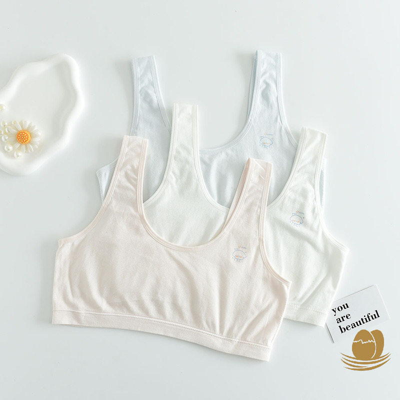 Adolescent girl bra junior high school students to prevent the first stage of modal children's underwear base vest wholesale Adolescent girl bra junior high school students to prevent the first stage of modal children's underwear base vest wholesale