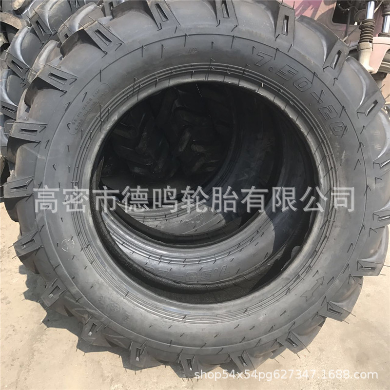 Suministro de neumáticos para tractor 750-20 Tiller espiga flor neumático 8.3-20