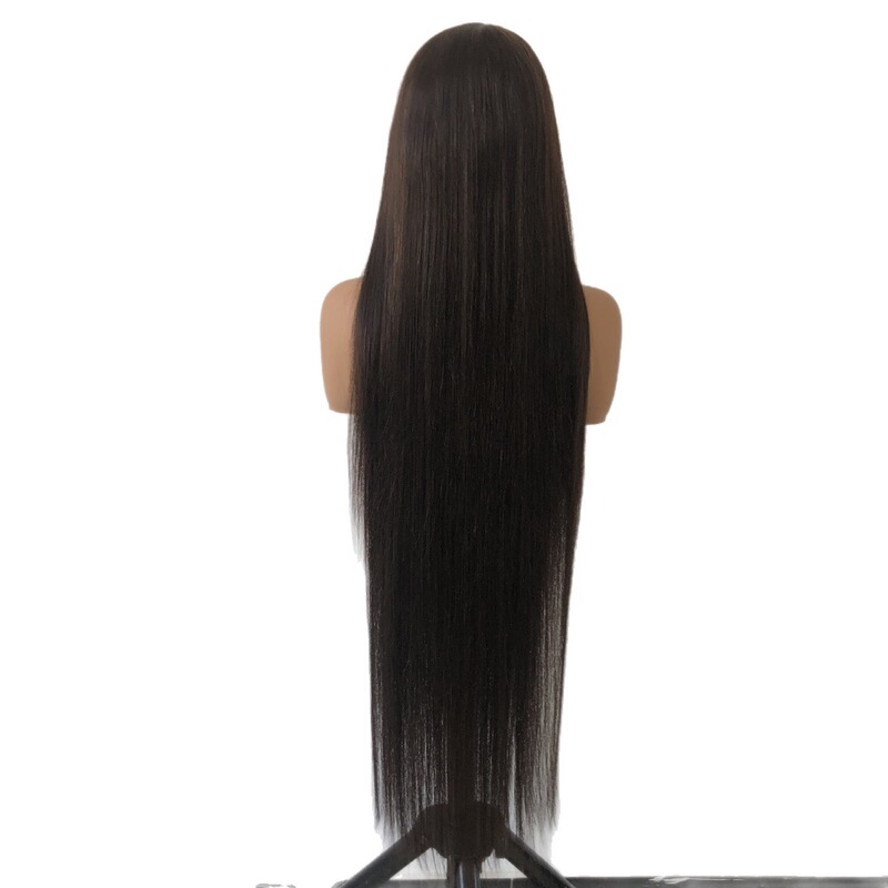 13*4Lace Super Long Size 40Inc Black Straight Hair Xuchang Wig Human Hair Straight Hair
